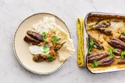 Aubergine in Currysoße
