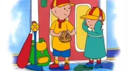 Caillou und Rosie freuen sich darauf, Papas Baseballteam anzufeuern.