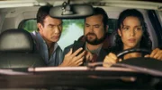V.l.: Harley Carter (Jerry O'Connell), Dave Leigh (Kristian Bruun) und Detective Sam Shaw (Sydney Tamiia Poitier)