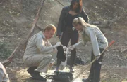 Calleigh (Emily Procter, r.), Horatio (David Caruso, l.) und Adell (Wanda De Jesus, M.) sammeln alle Beweise zusammen, die sie in dem ungewöhnlichen Mordfall finden können ...