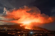 Ausbruch der Cumbre Vieja Vulkankette.