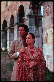 Phileas Fogg (Pierce Brosnan) und Prinzessin Aouda (Julia Nickson)