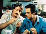 Cody (Perry King, l.) und Nick (Joe Penny) entdecken in dem Insulin Diamanten.