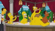 Homer and Marge compete to be the topic of Lisa’s "Most Interesting Person I Know" essay. Lisa instead chooses Professor Frink. While Lisa works on the essay, Frink develops a cryptocurrency, overtaking Mr. Burns' title of richest man in Springfield. With new fame, Frink struggles to know who his real friends are, while Mr. Burns schemes to take his title back in the "Frinkcoin" episode of THE SIMPSONS.