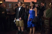 Jake Peralta (Andy Samberg, l.); Amy Santiago (Melissa Fumero, r.)