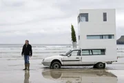 Jeremy Clarksons Citroën CX Estate umgebaut in ein Motorhaus.