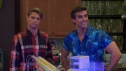 L-R: Henry Hart (Jace Norman), Captain Man / Ray Manchester (Cooper Barnes)