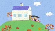 Draußen sollen die Kinder den Geräuschen lauschen und sich für ihre Gedichte inspirieren lassen. Ein wunderschöner Klang ist das, wenn die Regentropfen auf den Schirm von Madame Gazelle prasseln.