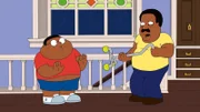 Cleveland Brown Jr. (l.); Cleveland Brown (r.)