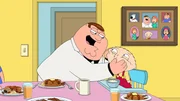 Peter Griffin (l.); Stewie Griffin (r.)