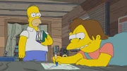 Homer (l.); Nelson (r.)