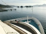 Einfahrt der Grand Lady nach Langkawi in Malaysia.