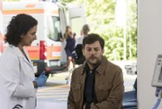 Leyla (Sanam Afrashteh, l.); Stefan Laukner  (Mike Olsowski, r.)