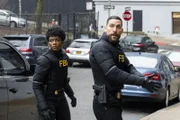 Tiffany Wallace (Katherine Renee Kane, l.); Omar Adom (Zeeko Zaki, r.)