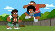 (v.l.n.r.) Franklin King; Rodney King; Rallo Tubbs; Cleveland Brown Jr.