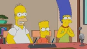 "Die Simpsons", "Die Bart Verschwörung." Bart leiht sich von seinem Großvater eine Handgranatenattrappe, um seinen Mitschülern und Direktor Skinner damit zu erschrecken. Der Streich hat üble Konsequenzen. Bart soll von der Schule fliegen. Doch Flanders setzt sich für ihn ein und verspricht, Bart zurück auf den rechten Weg zu führen. Als Homer sieht, wie erfolgreich die Erziehungsmethoden seines Nachbarn sind, packt ihn der Neid. Um Bart eifersüchtig zu machen, beschließt Homer kurzerhand, Nelson unter seine Fittiche zu nehmen.