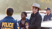 Rachel Brooks (Erica Tazel) und Raylan Givens (Timothy Olyphant)