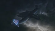 REENACTMENT - Bei der Analyse der vom Flugdatenschreiber an Bord des China Airlines Fluges 676 aufgezeichneten Daten stellen die Ermittler fest, dass die Piloten bei einem routinemäßigen Ausweichmanöver die Nase des Flugzeugs so stark anhoben, dass es zum Strömungsabriss kam (Cineflix 2023).