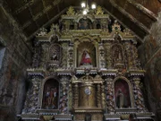 Rapaz, Peru - A church altar in Rapaz.