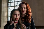 L - R: Dylan (Hannah Cheramy), Rebecca (Laura Mennell)