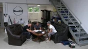 Besprechung im Lager, Thomas & Eduard Wittenberg und Mike Schopp