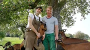 hr-fernsehen NEUES VON DEN ZIEGENBAUERN VOM BERGWINKEL, Aus der Reihe "Erlebnis Hessen", Ein Film von Juliane Hipp. Die Ziegenbauern Timo Haas (links) und Frank Simon.