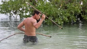Myke in water.