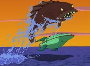 Colossal-Mouth Bass, Planet Express ship