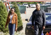Nicole DeChamps (Marsha Thomason, l.); Sam Hanna (LL Cool J, r.)