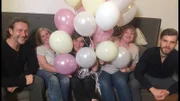 V.l.: Thomas "Tom", Nicole, Gastgeberin Uta, Arlette und Kolja
