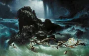 The Deluge. Date/Period: Ca. 1840. Painting. Oil on canvas. Author: Francis Danby. DANBY, FRANCIS.