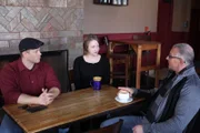Host Robert Irvine sits down with Justin and Sarah to try to get to the bottom of Sip Bistro's problems.
