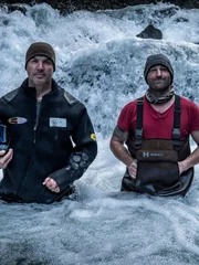Dustin Hurt and James Hamm in the White Water
