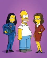 Rennfahrerin Danica Patrick und Schauspielerin Rachel Weisz erscheinen in Homers Gedanken.