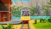 Die Zoobande macht sich auf den Weg in den Zoo.