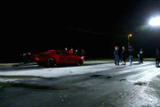 Ryan Martin bringt den Fireball vor seinem Rückkampf mit Kamikaze und dem El Camino an die Startlinie.