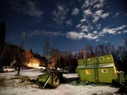 Stan Zurays Haus in Tanana, Alaska.