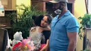 TARIK, HAZEL and AURI buying wedding flowers.