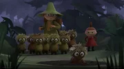 Snufkin (Mitte) hat den Verbotsschildern den Kampf angesagt.