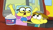 L-R: Gramma Alice Green (voiced by Artemis Pebdani), Cricket Green (voiced by Chris Houghton)