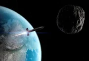 Um einen derart großen Asteroiden abwehren zu können, müssten Atomraketen zum Einsatz kommen und den Himmelskörper aus seiner Flugbahn bewegen.