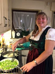 Gastgeberin Arlette