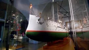 Model der SMS Viribus Unitis im Heeresgeschichtlichen Museum.