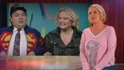 Mirja Boes (r) erinnert sich an Hella von Sinnen (hier mit Dirk Bach).