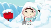Als Inui eines Morgens vor ihr Iglu tritt, hat sich der Schnee höher angehäuft, als sie selber groß ist.