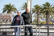 “Live Free or Die Standing” – The NCIS team works with DEA Agent Talia Del Campo (Mercedes Mason) to find a missing whistleblower set to testify against gun manufacturers marketing to drug cartels, on the second of back-to-back episodes of the CBS Original series NCIS: LOS ANGELES, Sunday, May 1 (9:00-10:00 PM, ET/PT) on the CBS Television Network, and available to stream live and on demand on Paramount+. The episode was directed by series star Daniela Ruah and written by series star Eric Christian Olsen.  Pictured (L-R): Medalion Rahimi (Special Agent Fatima Namazi) and LL COOL J (Special Agent Sam Hanna).
