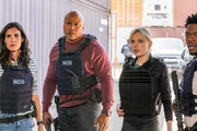 Kensi Blye (Daniela Ruah); Sam Hanna (LL Cool J); Anastasia Kolchek (Bar Paly); Devin Roundtree (Caleb Castille)