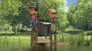 Hase und Marie sind beunruhigt über Samsons Abwesenheit. Macht er etwa gemeinsame Sache mit der gegnerischen Bande?