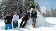 Ein Haus aus Eis und Schnee