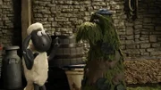 Shaun versucht herauszufinden, woher das seltsame Monster kommt.